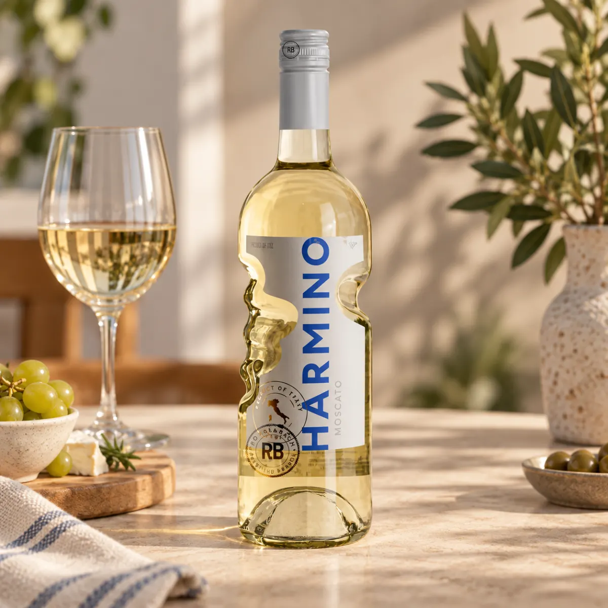 Harmini Moscato White Wine 25.36 Oz