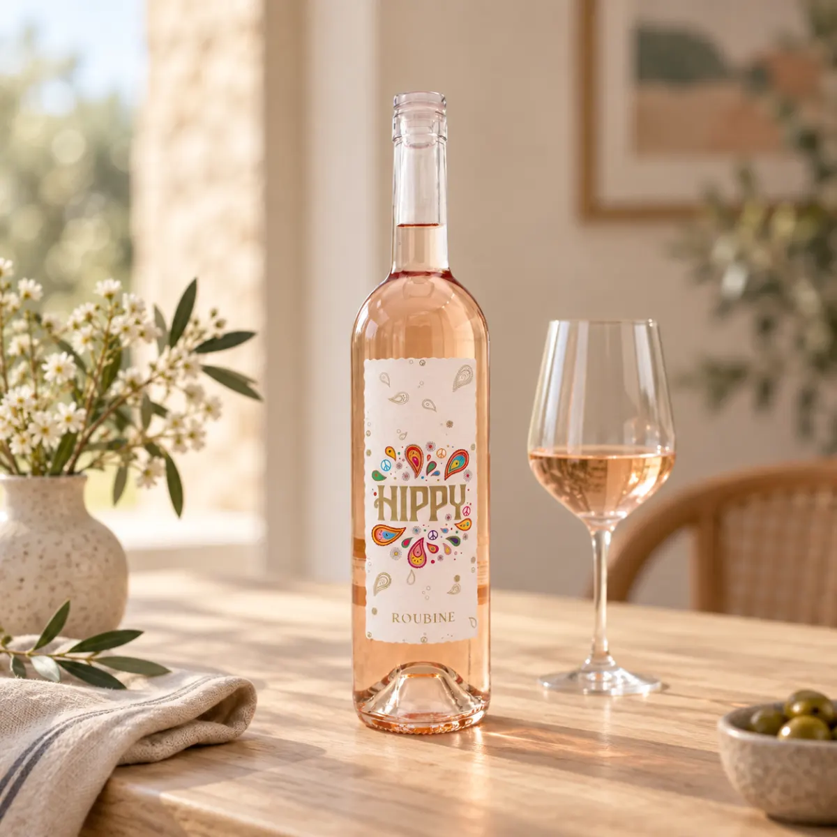 Chateau Roubine Hippy Rose Organic Wine