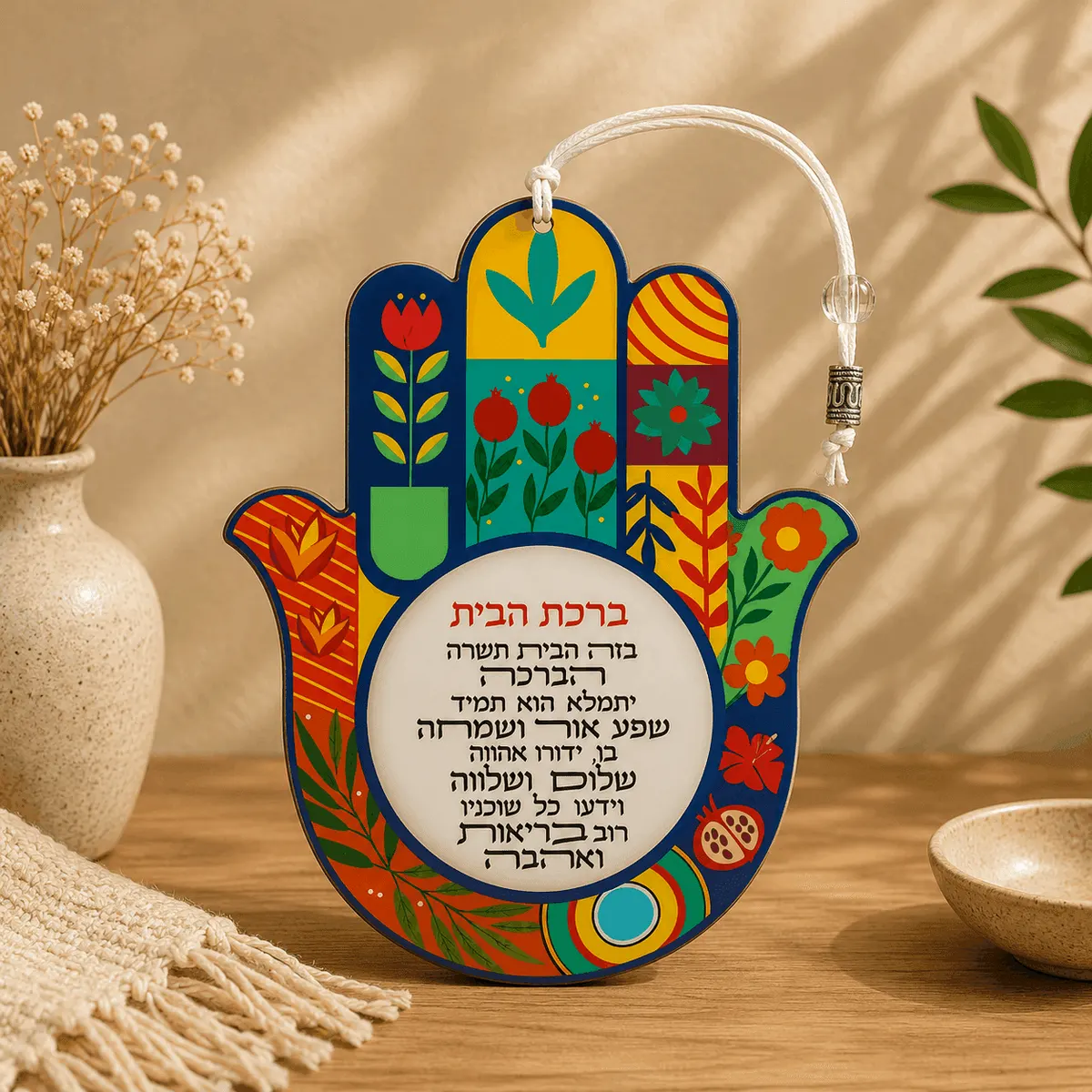 Birkat HaBayit Hamsa — Colorful