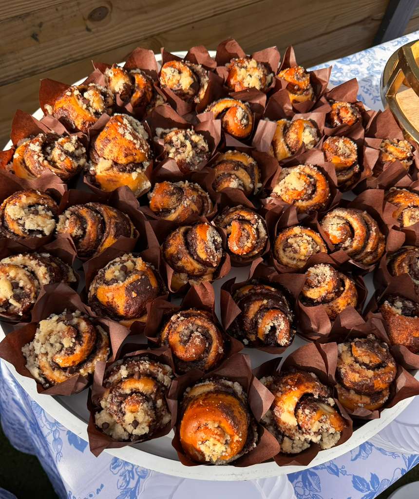 Mini chocolate babka.